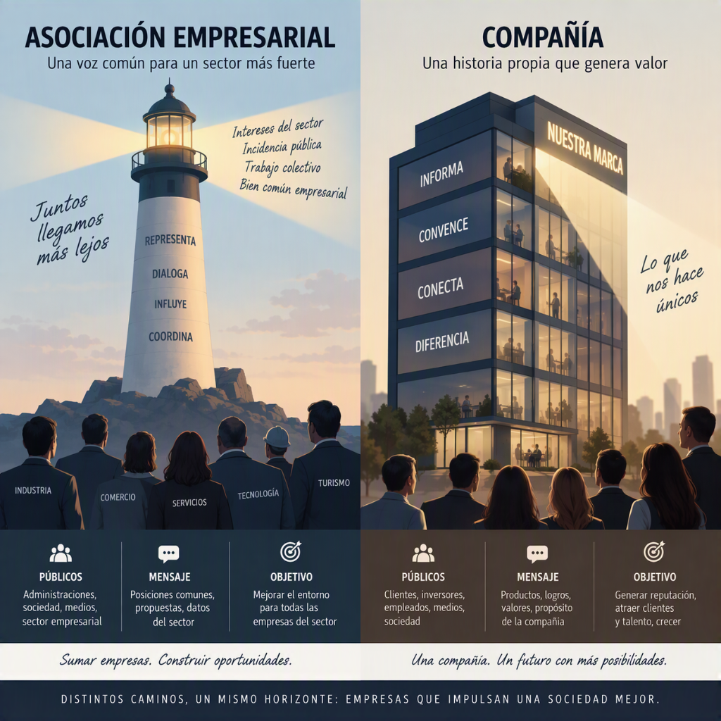 Comunicación corporativa: una misma disciplina, dos realidades diferentes
